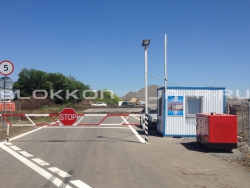 Контрольно-пропускной пункт (КПП) для строй объекта Аэропорт Южный в Кызылорде